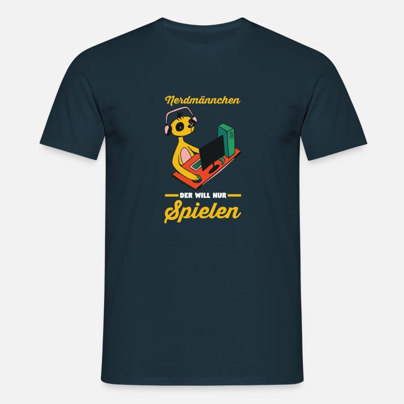 Erdmännchen - Männer T-Shirt - Navy
