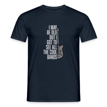 Je suis peut-être vieux - T-shirt homme - marine - Devant - AI Model Male 178 light (178cm)