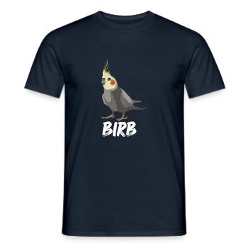 cockatiel cockatoo parrot bird gift - Men's T-Shirt - navy - Front - AI Model Male 178 light (178cm)