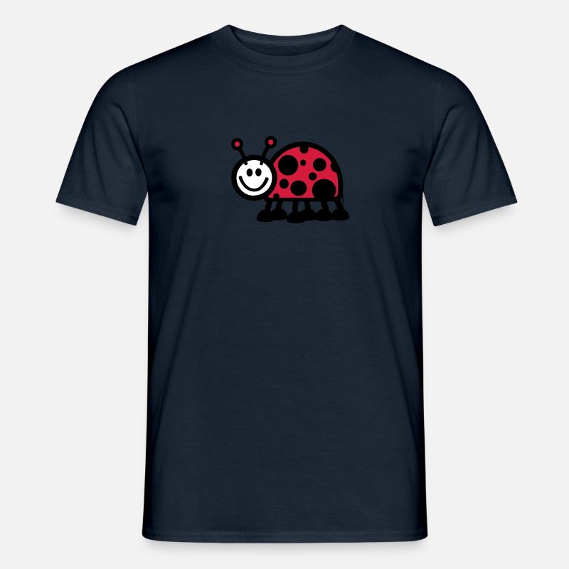 Marienkäfer - Männer T-Shirt - Navy