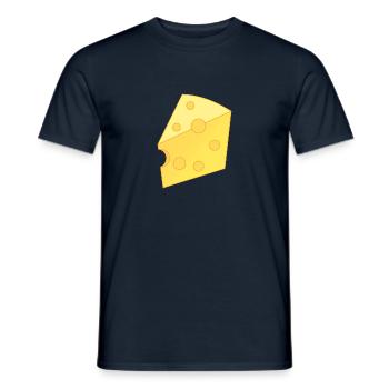 fromage - T-shirt homme - marine - Devant - AI Model Male 178 light (178cm)