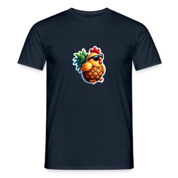 Poulet frais - T-shirt homme - marine - Devant - AI Model Male 178 light (178cm)