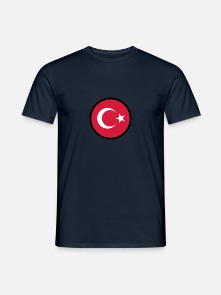 Dans un signe de la Turquie - T-shirt homme - marine