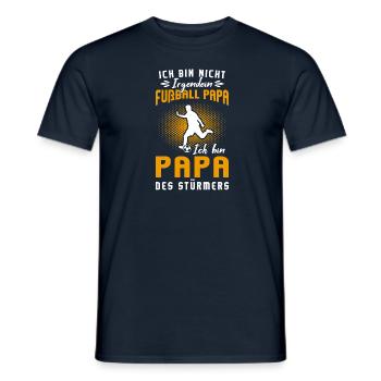 Ich Bin Nicht Irgendein Fußball Papa - Männer T-Shirt - Navy - Vorne - AI Model Male 178 light (178cm)