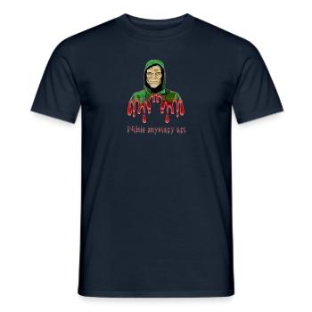 Nikis mystery art with mask - Männer T-Shirt - Navy - Vorne - AI Model Male 178 light (178cm)