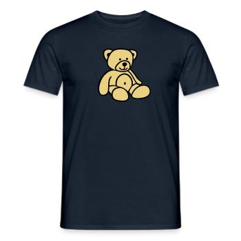 Nounours - T-shirt homme - marine - Devant - AI Model Male 178 light (178cm)