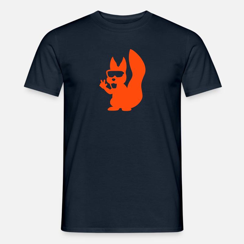 Cooles Eichhörnchen - Männer T-Shirt - undefined