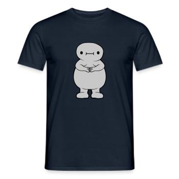 Dicker süßer Fettsack - Männer T-Shirt - Navy - Vorne - AI Model Male 178 light (178cm)