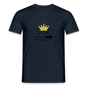 VIP Very Important Paddler Drachenboot Kanu 2c - Männer T-Shirt - Navy - Vorne - AI Model Male 178 light (178cm)