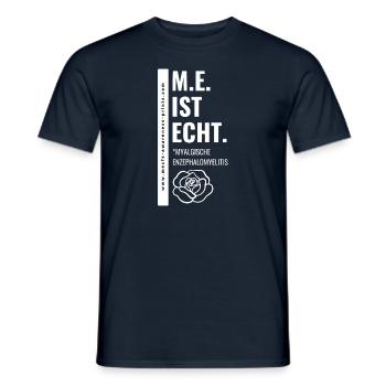 À MON AVIS, C’EST AUTHENTIQUE. - éd. blanche. 🤍 - T-shirt homme - marine - Devant - AI Model Male 178 light (178cm)