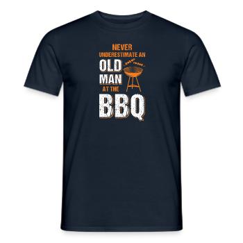 Barbecue Grill Grill Accessoires BBQ Grill Master Grill Grill - T-shirt homme - marine - Devant - AI Model Male 178 light (178cm)