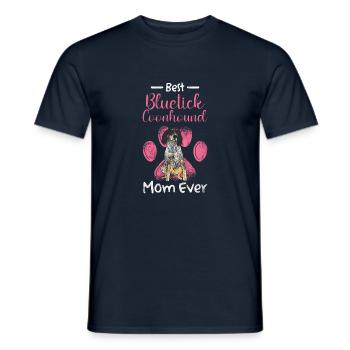 Bluetick Coonhound Gift Funny Saying - Men's T-Shirt - navy - Front - AI Model Male 178 light (178cm)