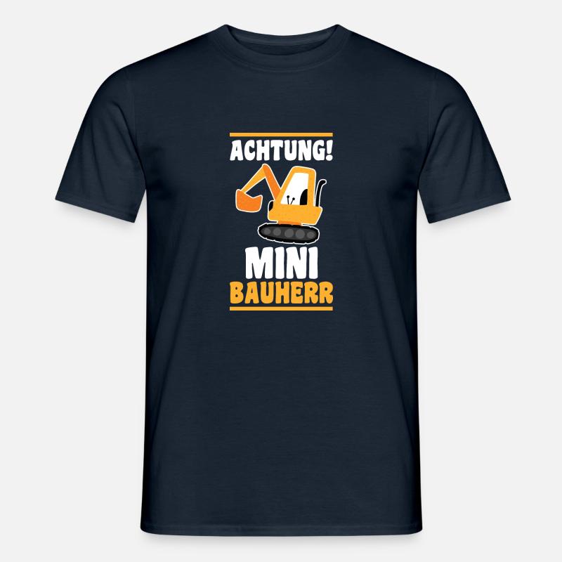 Baustelle Bauherr - Männer T-Shirt - Navy