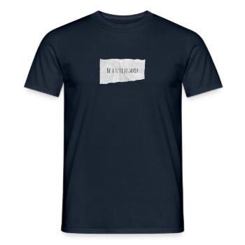 Soyez un humain gentil - T-shirt homme - marine - Devant - AI Model Male 178 light (178cm)