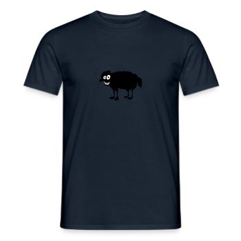Black Sheep - T-shirt homme - marine - Devant - AI Model Male 178 light (178cm)