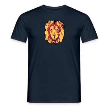 lion - T-shirt homme - marine - Devant - AI Model Male 178 light (178cm)