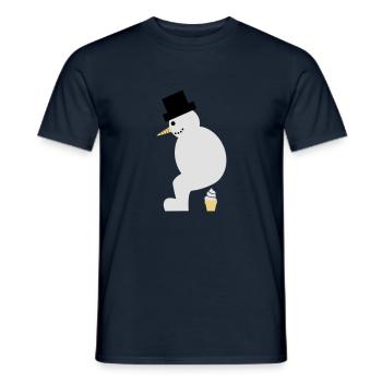 Mobile Softeis-Fabrik? - Männer T-Shirt - Navy - Vorne - AI Model Male 178 light (178cm)