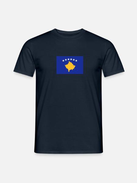 Kosovo - Männer T-Shirt - Navy