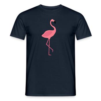 flamant - T-shirt homme - marine - Devant - AI Model Male 178 light (178cm)