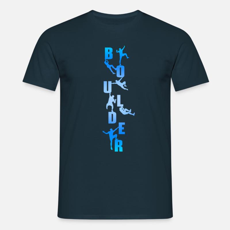 boulder - Männer T-Shirt - Navy