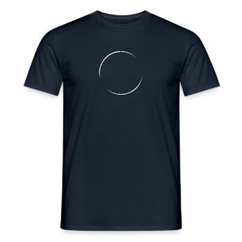 Circle Vintage - Männer T-Shirt - Navy - Vorne - AI Model Male 178 light (178cm)