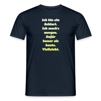 Mach das, was dich glücklicht macht. - Männer T-Shirt - Navy - Vorne - AI Model Male 178 light (178cm)