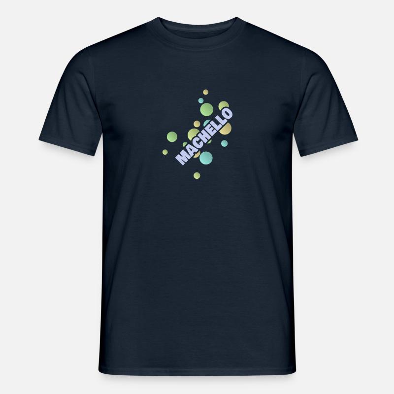 Uni Machello - Männer T-Shirt - Navy