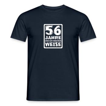 56 - Männer T-Shirt - Navy - Vorne - AI Model Male 178 light (178cm)