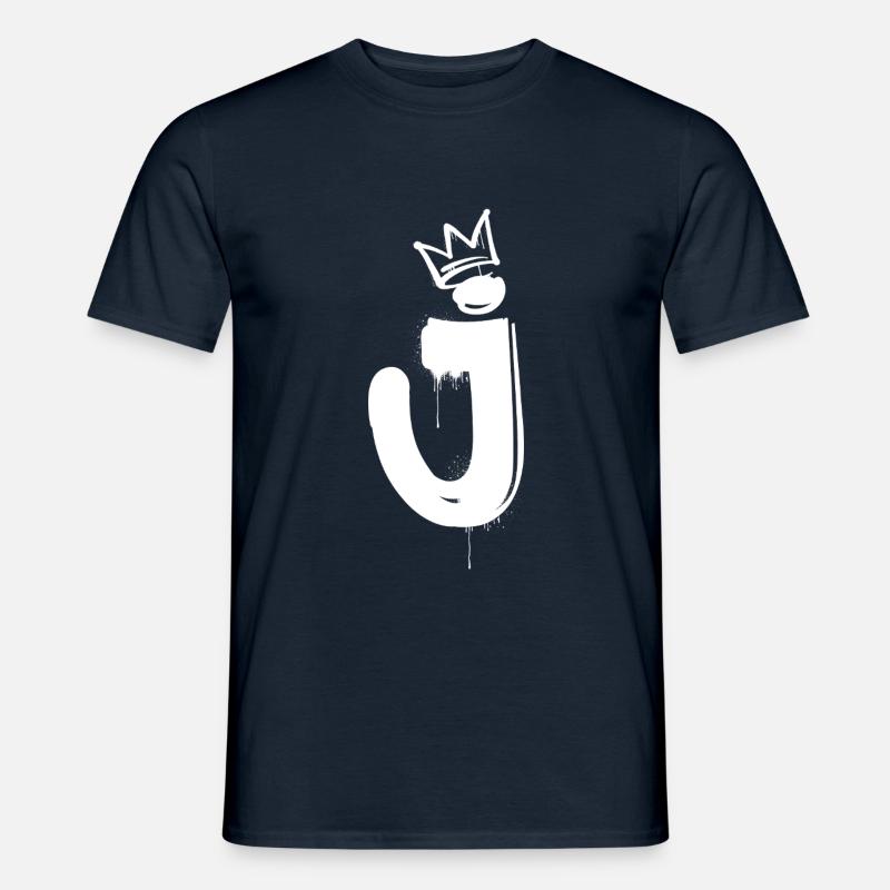 J - Männer T-Shirt - Navy