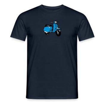 cool scooters - Men's T-Shirt - navy - Front - AI Model Male 178 light (178cm)