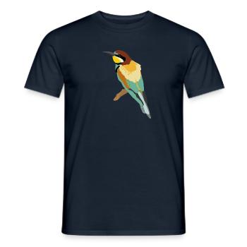 Bienenfresser Illustration - Männer T-Shirt - Navy - Vorne - AI Model Male 178 light (178cm)