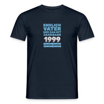 avec 1999 - T-shirt homme - marine - Devant - AI Model Male 178 light (178cm)