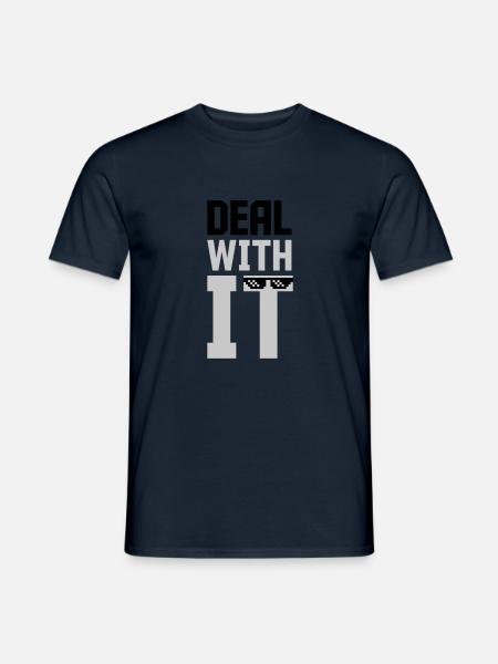 Meme Traitez-le - T-shirt homme - marine