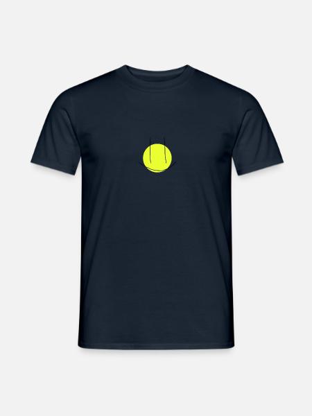 SMILEY - Männer T-Shirt - Navy