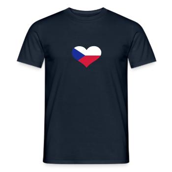 Tschechien - Männer T-Shirt - Navy - Vorne - AI Model Male 178 light (178cm)