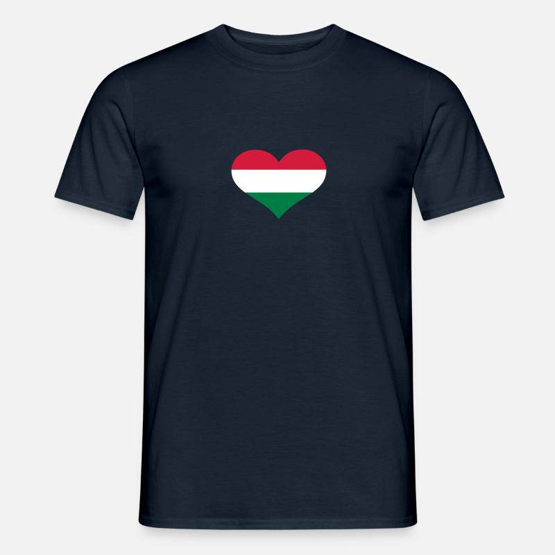 Ungarn - Männer T-Shirt - Navy