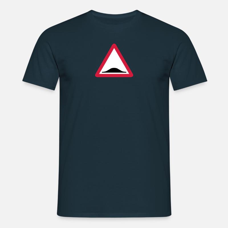 Triangle panel back donkey 209 - Men's T-Shirt - navy