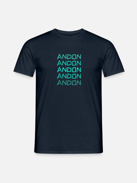 Andon - Men's T-Shirt - navy