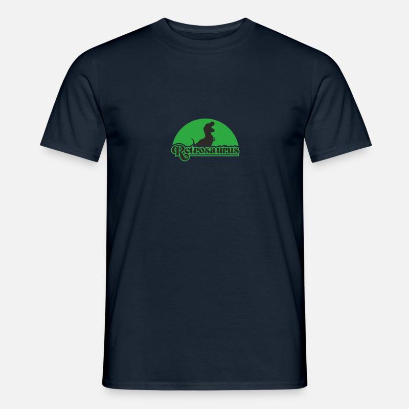 Retrosaurus oh - Männer T-Shirt - Navy