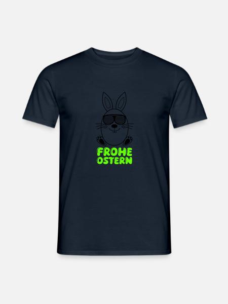 frohe ostern - Männer T-Shirt - Navy