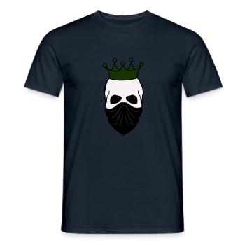 skull bandit king 02 - Männer T-Shirt - Navy - Vorne - AI Model Male 178 light (178cm)