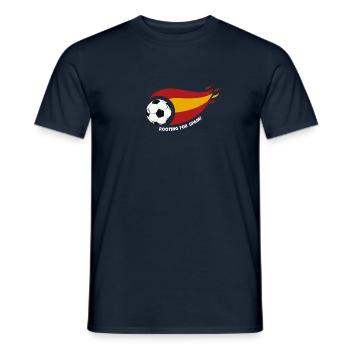 Rooting for Spain - Men's T-Shirt - navy - Front - AI Model Male 178 light (178cm)