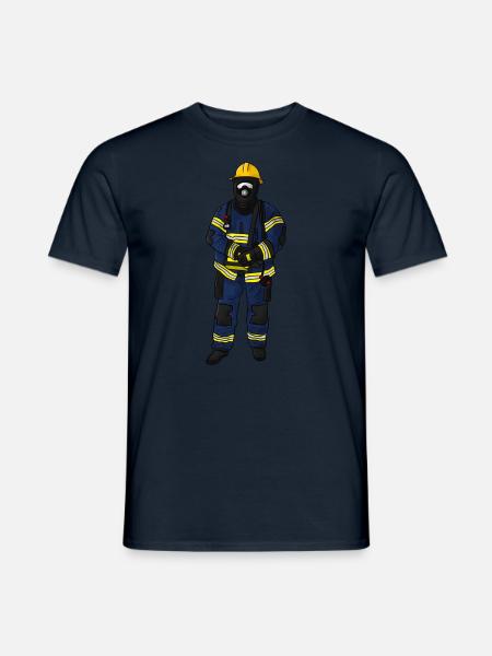 Firefighter Equipment - Men's T-Shirt - navy