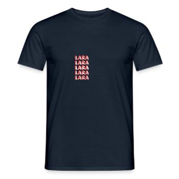 Lara als Reise - Männer T-Shirt - Navy - Vorne - AI Model Male 178 light (178cm)