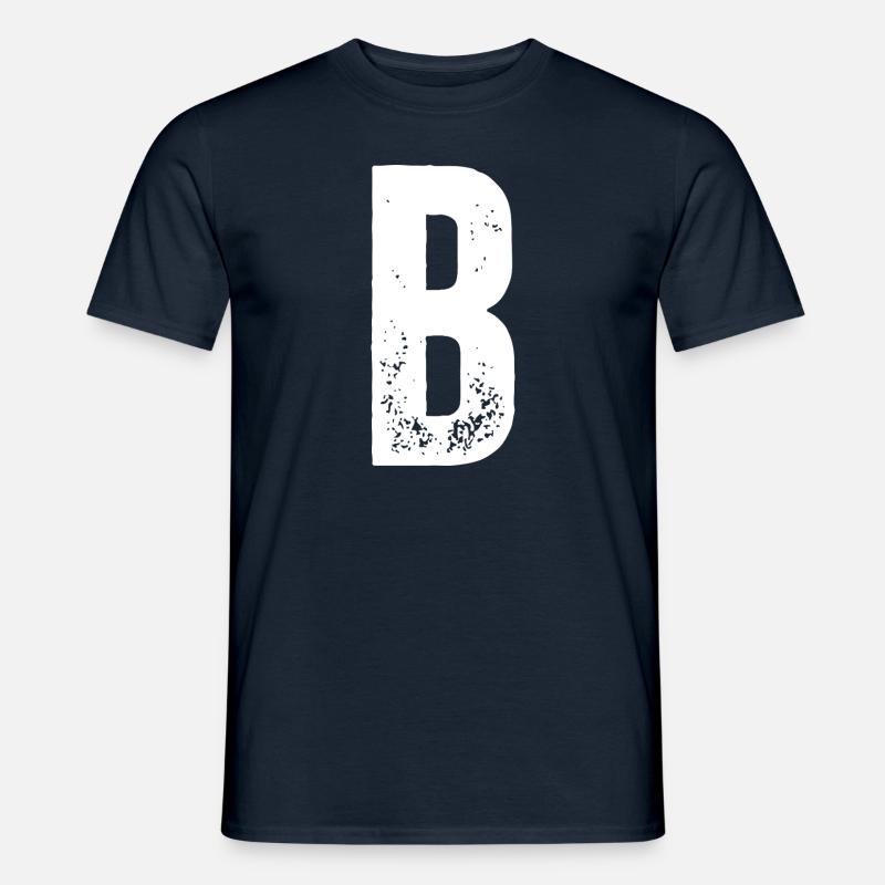 B - Männer T-Shirt - Navy