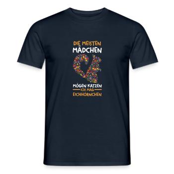 Erdmännchen - Männer T-Shirt - Navy - Vorne - AI Model Male 178 light (178cm)
