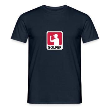 Golfer Winner - Männer T-Shirt - Navy - Vorne - AI Model Male 178 light (178cm)