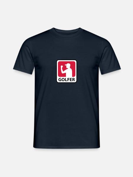 Golfer Winner - Männer T-Shirt - Navy