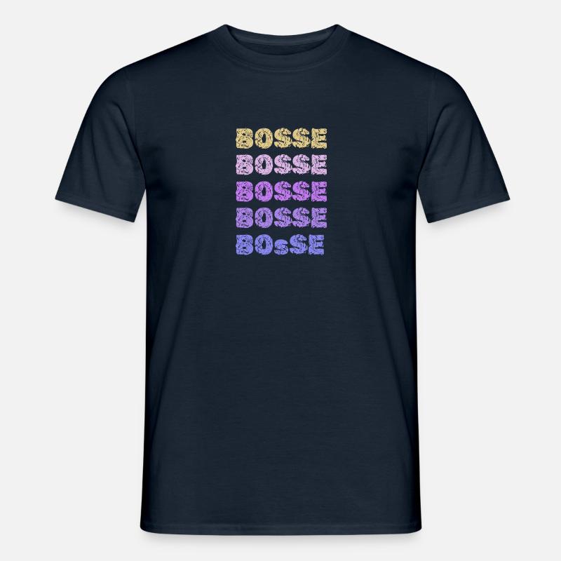 Bosse Bosse - Männer T-Shirt - Navy