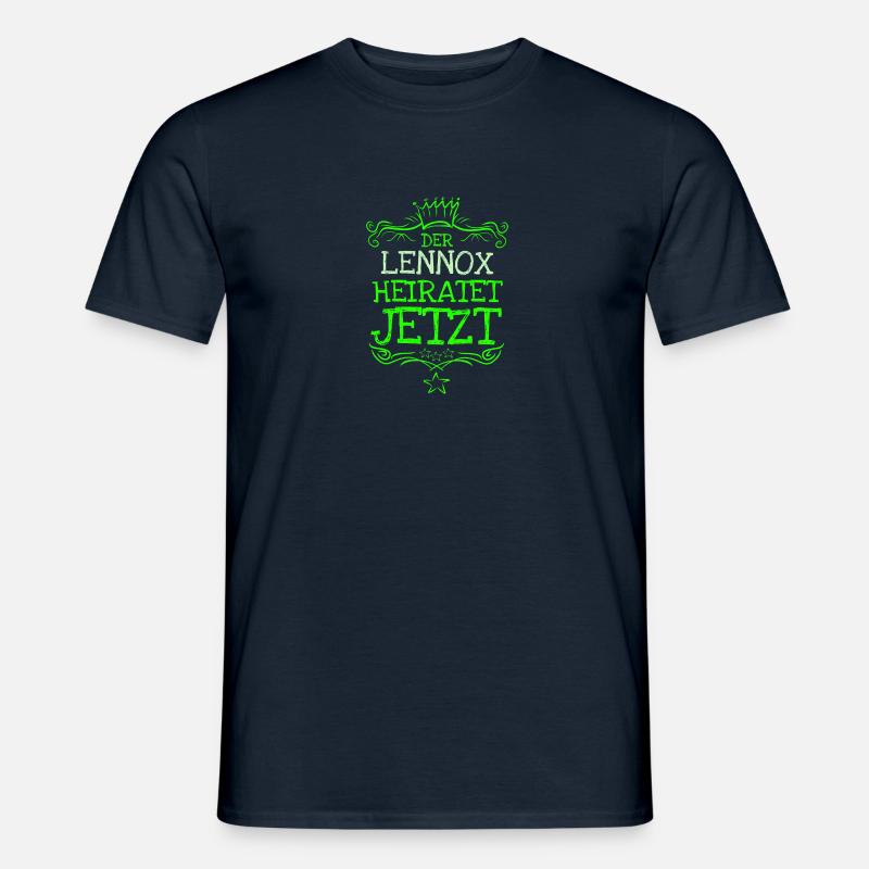 Bachelor Lennox - Männer T-Shirt - Navy